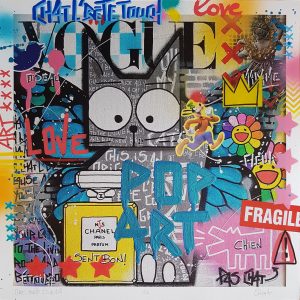 Stephanie Godann Artiste Peintre Plasticienne Chat L’Bête Atelier Galerie Paris France Art Moderne Contemporain Peinture Tableau Original Oeuvre Atelier Sculpture Édition Limitée Reproduction Affiche Tirage Authentique PopArt StreetArt