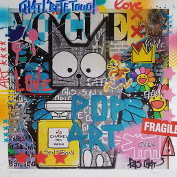 Stephanie Godann Artiste Peintre Plasticienne Chat L’Bête Atelier Galerie Paris France Art Moderne Contemporain Peinture Tableau Original Oeuvre Atelier Sculpture Édition Limitée Reproduction Affiche Tirage Authentique PopArt StreetArt